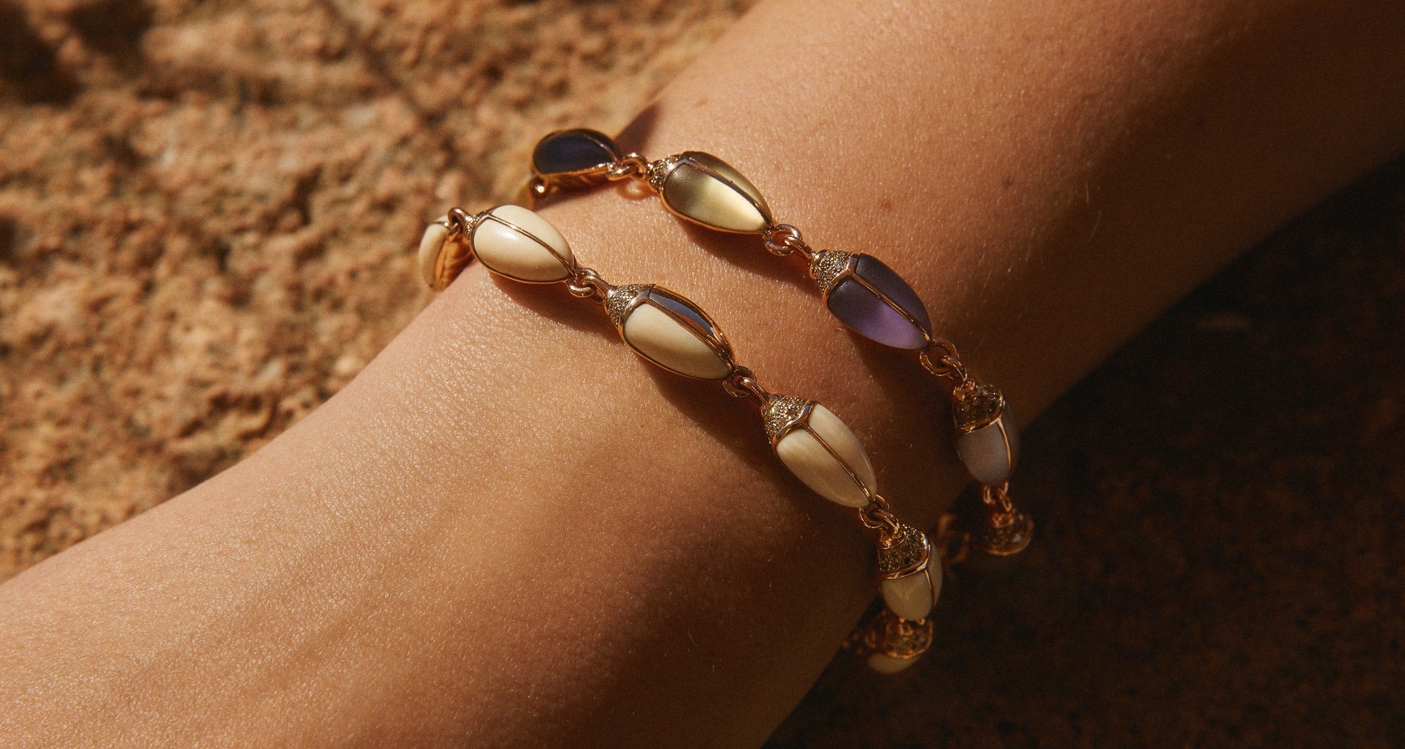 Shop unique rose gold bracelets Bibi van der Velden