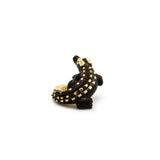 Alligator Ebony Wood Twist Earring