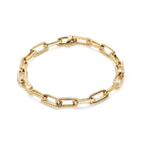 Alligator Link Bracelet Chain - Fine