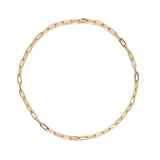 Alligator Link Necklace Chain - Fine