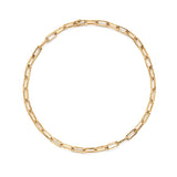 Alligator Link Necklace Chain - Medium