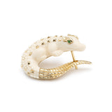 Alligator Twist Mammoth Large Earring