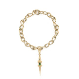 Alligator Tsavorite Insert Charm