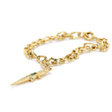 Alligator Tsavorite Insert Charm