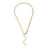 Alligator Vertebrae Necklace Extra Long