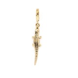 Alligator Yellow Gold Charm
