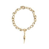 Alligator Yellow Gold Charm