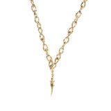 Alligator Yellow Gold Charm