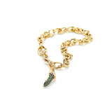 Banana Tsavorite Charm