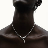 Diamond Alligator Necklace