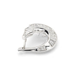 Diamond Alligator Twist Earring
