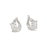 Diamond Alligator Twist Earring