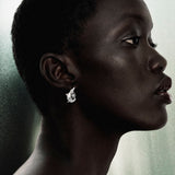 Diamond Alligator Twist Earring