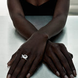 Diamond Alligator Twist Ring