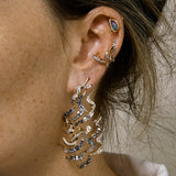 Diamond Haze Earring Rosewood (pair)