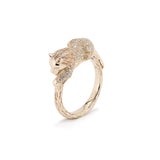 Diamond Lion Stackable Ring