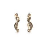 Diamond Smoke-Ring Hoop Earrings