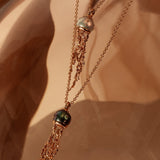 Jellyfish White Pearl Pendant on a chain