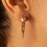 Jellyfish White Pearl Stud