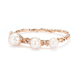 Jellyfish White Pearls Bangle