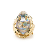 Large Frog Abalone Ring