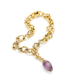 Mini Scarab Amethyst Charm