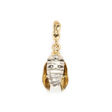 Mini Scarab Gold Fly Wings Charm