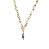 Mini Scarab Malachite Charm