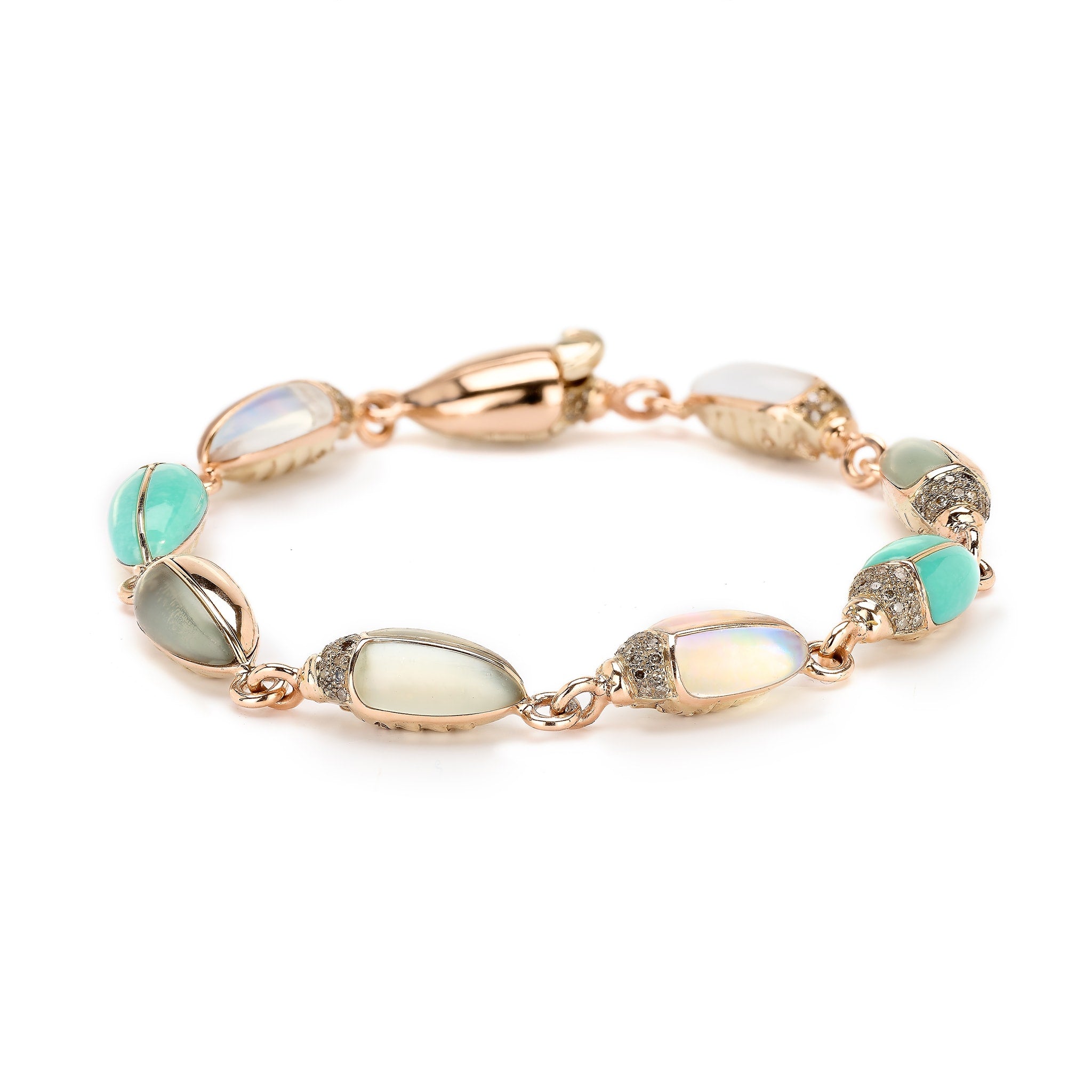 Mini Scarab Opal Eternity Bracelet – Bibi van der Velden