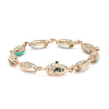 Mini Scarab Opal Eternity Bracelet