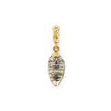 Mini Scarab Pave Pink Sapphire Charm