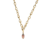 Mini Scarab Pave Pink Sapphire Charm