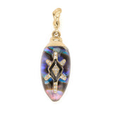 Scarab Abalone Cocktail Pendant