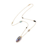 Scarab Abalone Necklace
