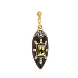 Scarab Ebony Wood Cocktail Pendant