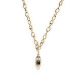 Scarab Pink Opal Cocktail Pendant