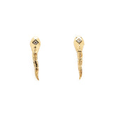Tadpole Stud Earring Yellow Gold