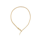 Thin Alligator Wrap Necklace