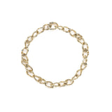 Wave Barrel Link Chain Bracelet - Fine