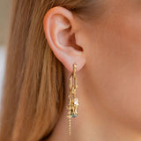 Alligator Biting Pearl Charm