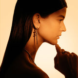 Alligator Vertebrae Bite Earring