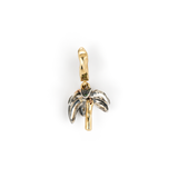 Monkey Tsavorite Palm Charm 18K