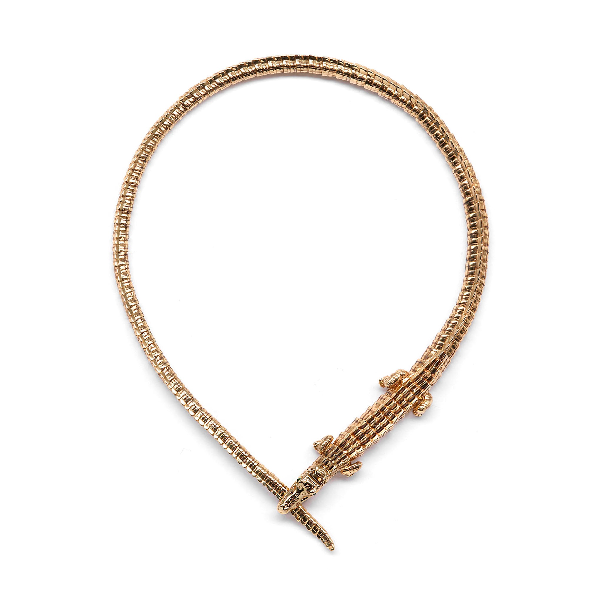 Bibi van der Velden Alligator Wrap Necklace Bibi van der Velden
