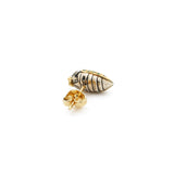 Mini Scarab Pave Studs Earrings Bibi van der Velden