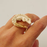 Alligator Mammoth Twist Ring