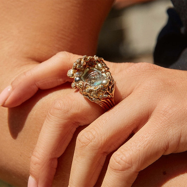 Not on the high street opal ring sale