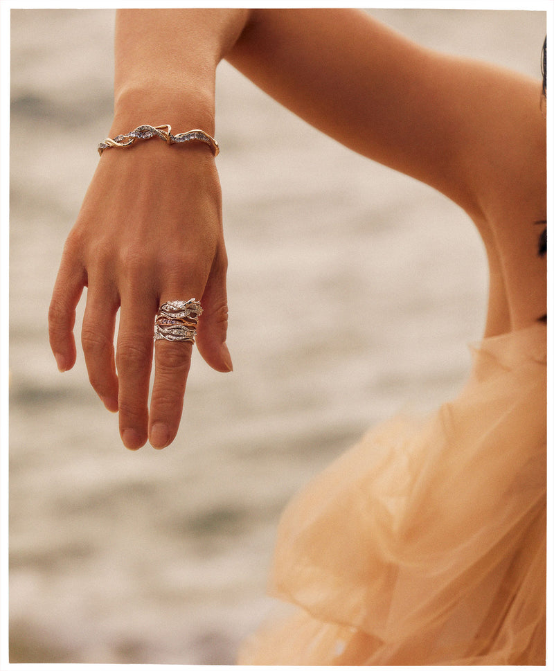 SMOKE STACKABLE RINGS