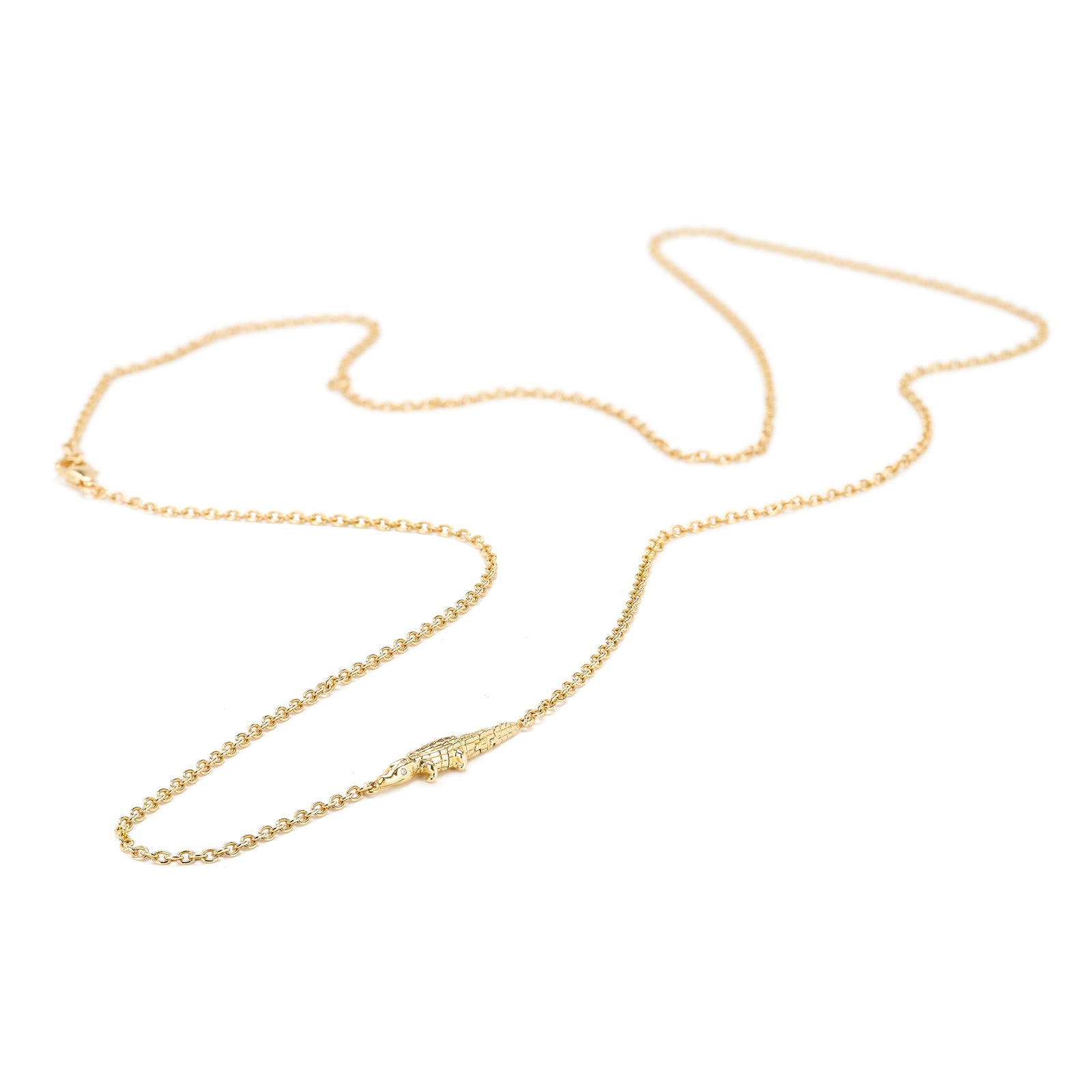 Alligator necklace – Bibi van der Velden