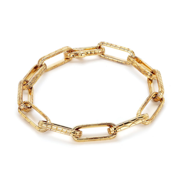 Alligator Link Bracelet Chain - Chunky