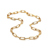 Alligator Link Necklace Chain - Medium